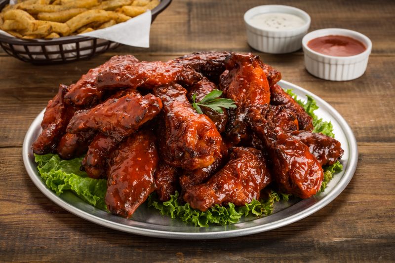 BBQ Boneless Wings Wings over