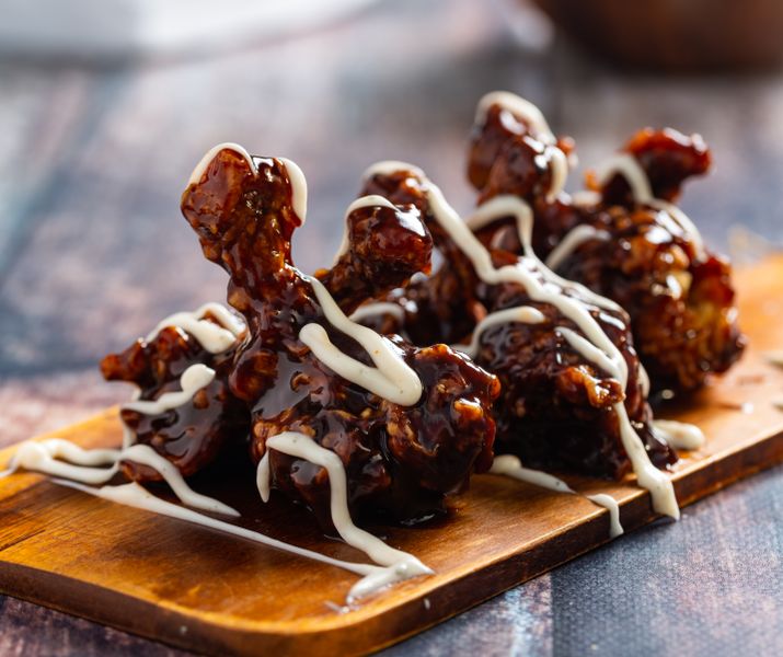 Smoky BBQ Wings - Wings over menu